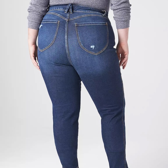 Lane Bryant Signature Fit Distressed Skinny Jean Size 20 - Picture 2 of 5